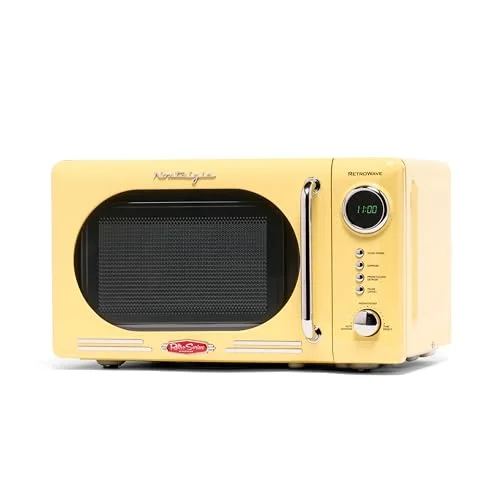 Nostalgia Retro Yellow Compact Microwave Oven - Rank 5 in Best Microwave of 2025