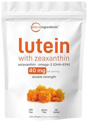 Micro Ingredients Lutein & Zeaxanthin Softgels - Rank 4 in Best Lutein of 2025