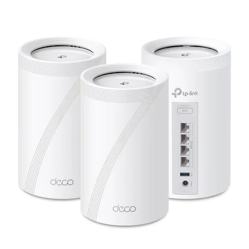 TP-Link Deco BE63 Tri-Band WiFi 7 Mesh System - Rank 2 in Best Wifi Routers of 2025