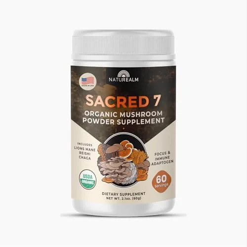 Sacred 7 Organic Mushroom Coffee Booster - Rank 7 in Best Mushroom Coffee of 2025