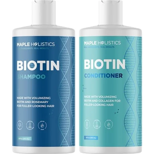 Volumizing Biotin Shampoo and Conditioner Set - Rank 7 in Best Shampoo For Thinning Hair of 2025