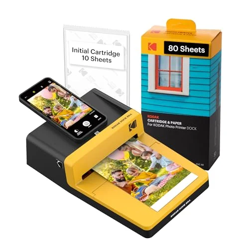 KODAK Dock ERA Plus 4PASS Portable Photo Printer 4x6 - Rank 4 in Best Kodak Printomatic of 2025