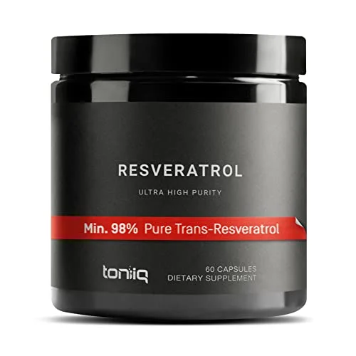 Toniiq Ultra High Purity Resveratrol Supplement - Rank 3 in Best Resveratrol Supplements of 2025