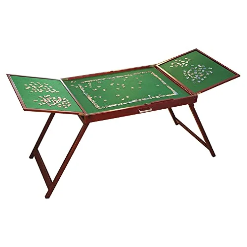 Bits and Pieces Fold-and-Go Puzzle Table - Rank 9 in Best Puzzle Table With Legs of 2025