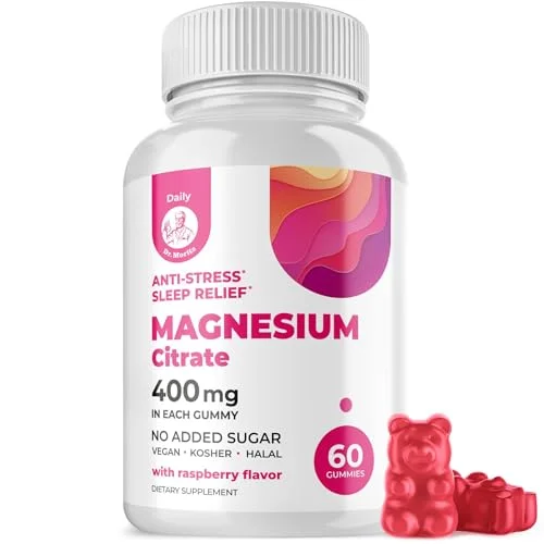 Magnesium Gummies Sugar-Free for Kids & Adults - Rank 5 in Best Magnesium Supplement of 2025