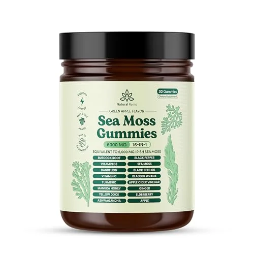 Natural Rems Sea Moss Gummies 16-in-1 - Rank 5 in Best Sea Moss Gummies of 2025