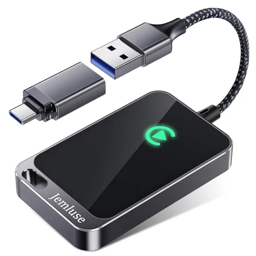 Jemluse Wireless CarPlay Adapter 2024 - Rank 8 in Best Wireless Carplay Adapters of 2025