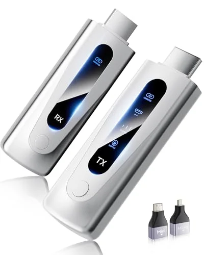 BRAIDOL 2025 Wireless HDMI Transmitter Receiver 4K 1080P - Rank 4 in Best Hdmi Transmitter And Receiver of 2025