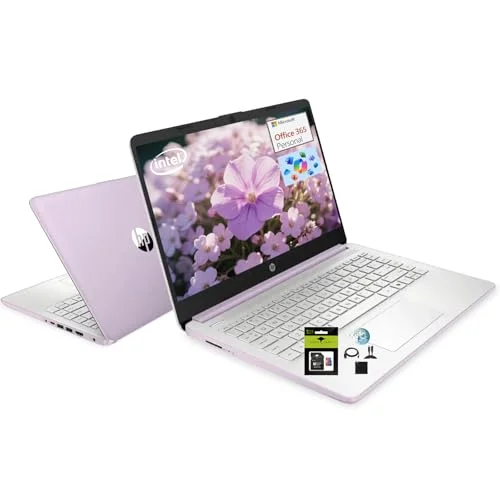 HP 14" Student Laptop with Office 365 Copilot AI - Rank 10 in Best Laptops of 2025