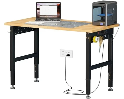 SPECRAFT Heavy Duty Adjustable Workbench - Rank 8 in Best Workbench of 2025
