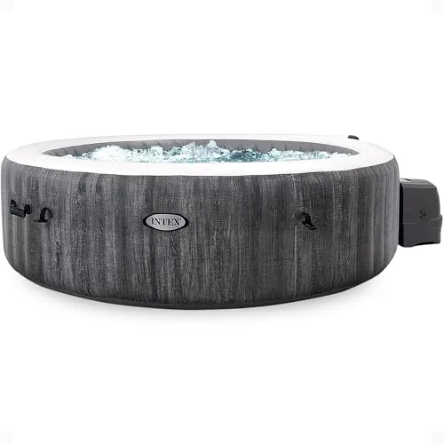 Intex PureSpa Greywood Deluxe 6-Person Spa Set - Rank 5 in Best Wood Hot Tub of 2025