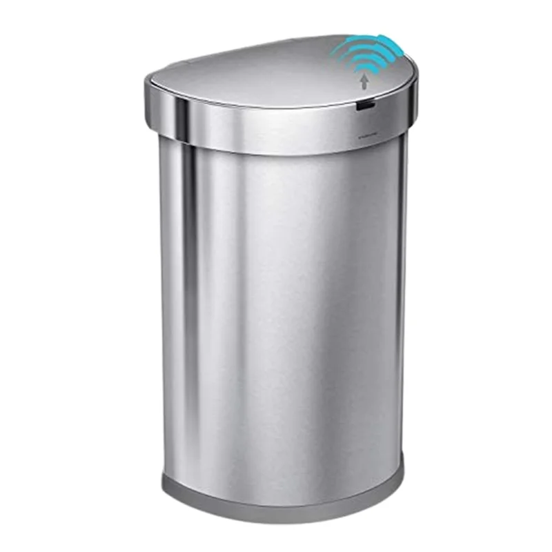 Simplehuman 45L Semi-Round Sensor Trash Can - Rank 4 in Best Trash Can Automatic of 2025