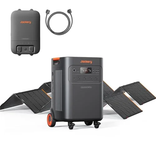 Jackery Solar Generator 5000 Plus with 2x 500W Panels - Rank 7 in Best Jackery Portable Power Station of 2025