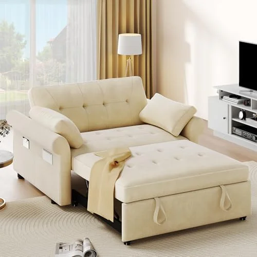 DWVO Convertible Sleeper Sofa with Pullout Bed - Rank 9 in Best Reclining Bed of 2025