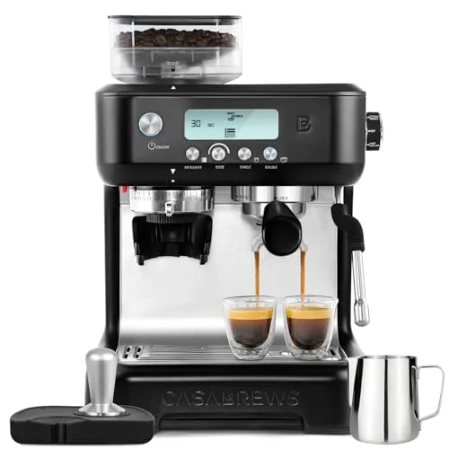 CASABREWS Espresso Machine with Grinder - Rank 10 in Best Espresso Machines of 2025