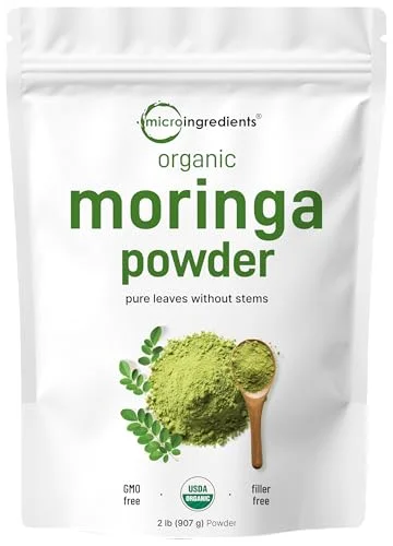 Organic Moringa Leaf Powder, 2 lbs - Rank 2 in Moringa Supplements