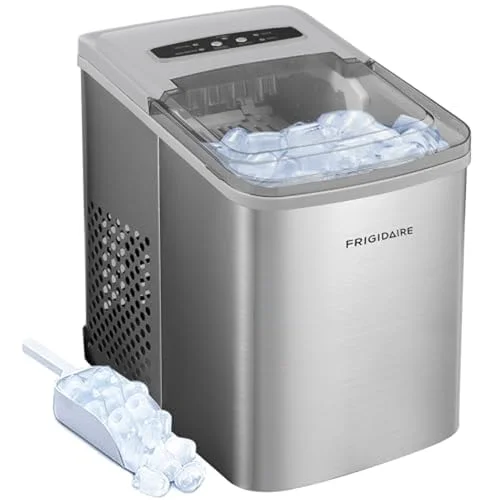 Frigidaire EFIC117-SS Stainless Steel Ice Maker - Rank 9 in Best Countertop Ice Machine of 2025