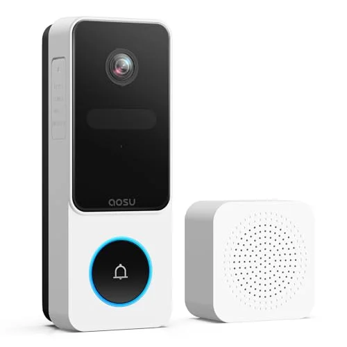 AOSU Wireless Doorbell Camera with Chime - Rank 4 in Doorbell Cameras of 2025