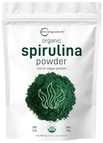 Micro Ingredients Organic Spirulina Powder - Rank 3 in Best Blue Spirulina of 2025
