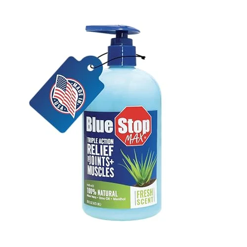 Blue Stop Max Relief Gel - Rank 9 in Best Pain Relief Cream of 2025