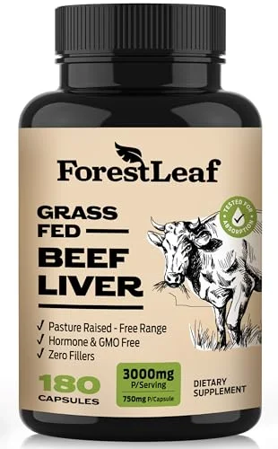 ForestLeaf Beef Liver Supplement 3000mg - Rank 10 in Best Liver Supplement of 2025