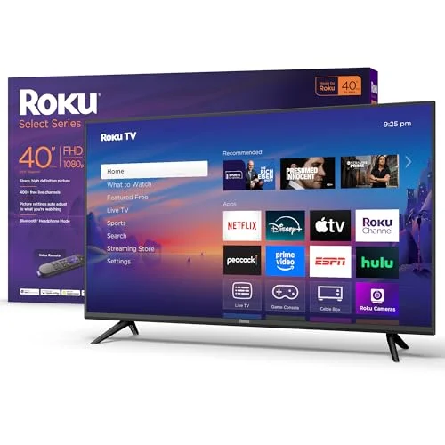 Roku Smart TV 2025 40-Inch Select Series - Rank 5 in Best 40 In Tv of 2025