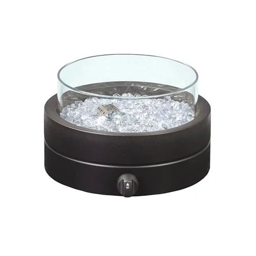 Amazon Basics 14-Inch 9,000 BTU Tabletop Propane Fire Pit - Rank 8 in Best Table Fire Pit of 2025