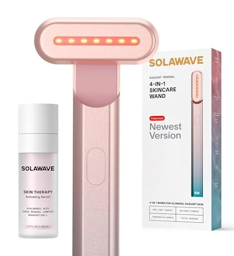 Solawave Radiant Renewal Facial Wand & Serum Bundle - Rank 7 in Best Nu Face of 2025