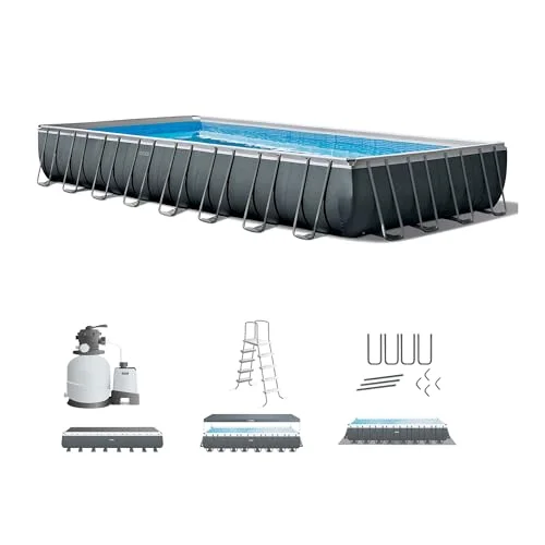 Intex Ultra XTR Deluxe Rectangular Pool Set 32ft - Rank 6 in Best Above Ground Pools of 2025