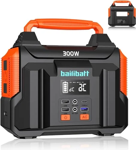 Portable Power Station 300W 257Wh Bailibatt Generator - Rank 9 in Portable Power Stations of 2025
