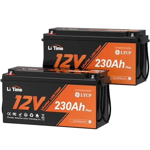 LiTime 12V 230Ah LiFePO4 Battery 2 Pack - Rank 4 in Best Rv Batteries of 2025
