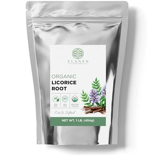 Organic Licorice Root Tea, 1 lb. - Rank 5 in Best Glycyrrhiza Licorice of 2025