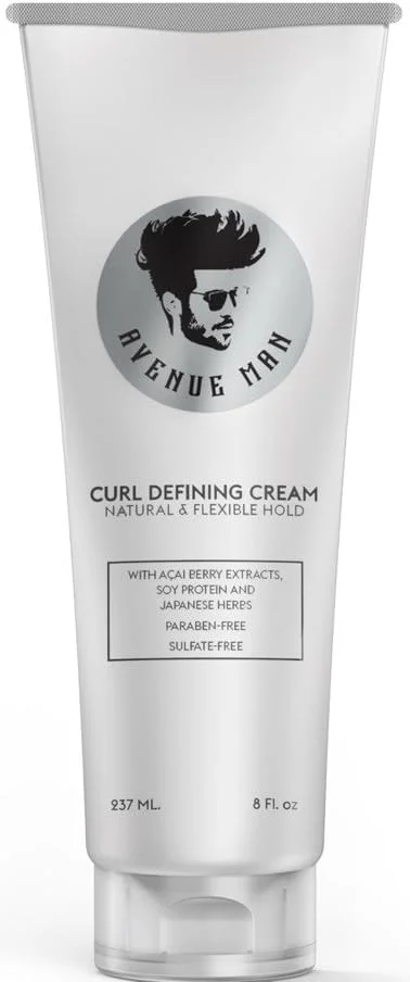 Avenue Man Curl Defining Cream - Rank 6 in Best Hair Cream For Curly Hair of 2025