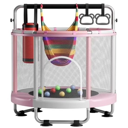 ZCMHAXJ 55" Kids Trampoline with Enclosure - Rank 9 in Best Bcan Trampoline of 2025