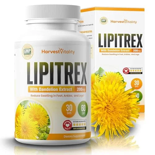 Lipitrex Swelling Relief for Feet and Ankles - Rank 6 in Best Water Retention Pills of 2025