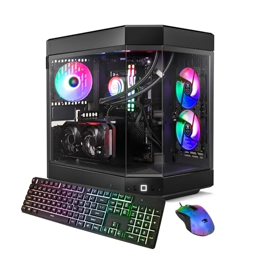 iBUYPOWER Y60 Black Gaming PC Desktop - Rank 3 in Best Budget Gaming Pc of 2025