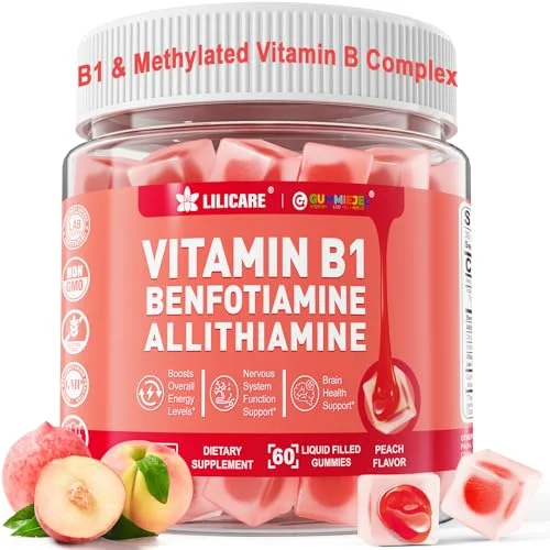 Vitamin B1 Energy & Health Gummies - Rank 10 in Best Vitamin B Gummies of 2025