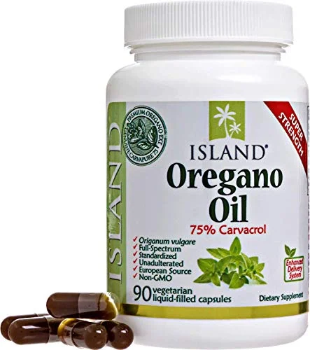 Island Nutrition Super-Strength Oregano Oil - Rank 10 in Best Oregano Oil of 2025