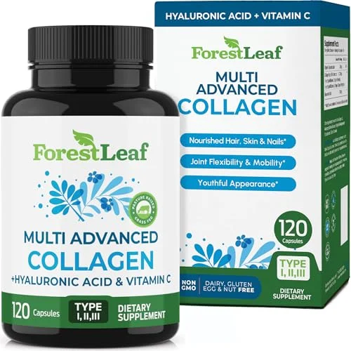 ForestLeaf Multi Collagen with Hyaluronic Acid & Vitamin C - Rank 6 in Best Collagen Gummies of 2025