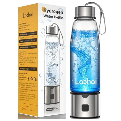 LOOHOI Hydrogen Water Bottle 16OZ Generator - Rank 3 in Best Sollume Hydrogen Water of 2025
