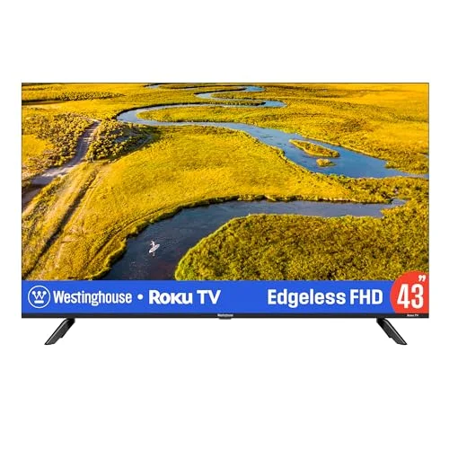 Westinghouse 43 Inch Edgeless Roku Smart TV - Rank 2 in Best 40 In Tv of 2025