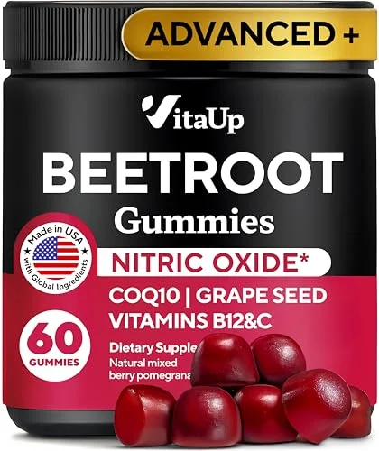 VitaUp Cardio Beet Root Gummies 2600mg - Rank 9 in Best Super Beets of 2025