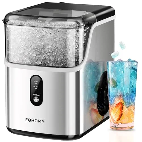 EUHOMY Nugget Ice Maker, 35lbs/24H, Self-Cleaning - Rank 3 in Best Ice Maker of 2025