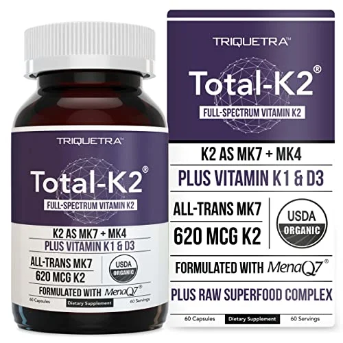 Total K2 Vitamin K2 MK7 MK4 Plus K1 D3 - Rank 7 in Best Vitamin K2 of 2025