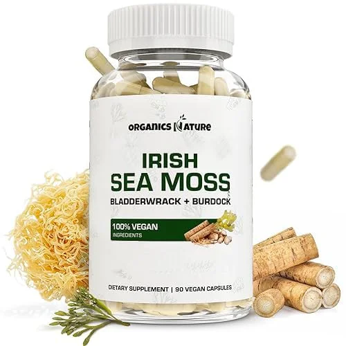Organics Nature Irish Sea Moss Supplement - Rank 9 in Best Irish Sea Moss Gel of 2025