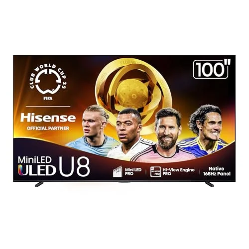 Hisense 100U8QG Mini-LED 4K Smart TV - Rank 2 in Best Hisense 100 Inch Tv of 2025