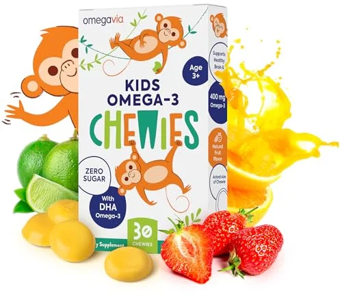 OmegaVia Omega 3 Gummies for Kids - Rank 2 in Best Dha For Kids of 2025