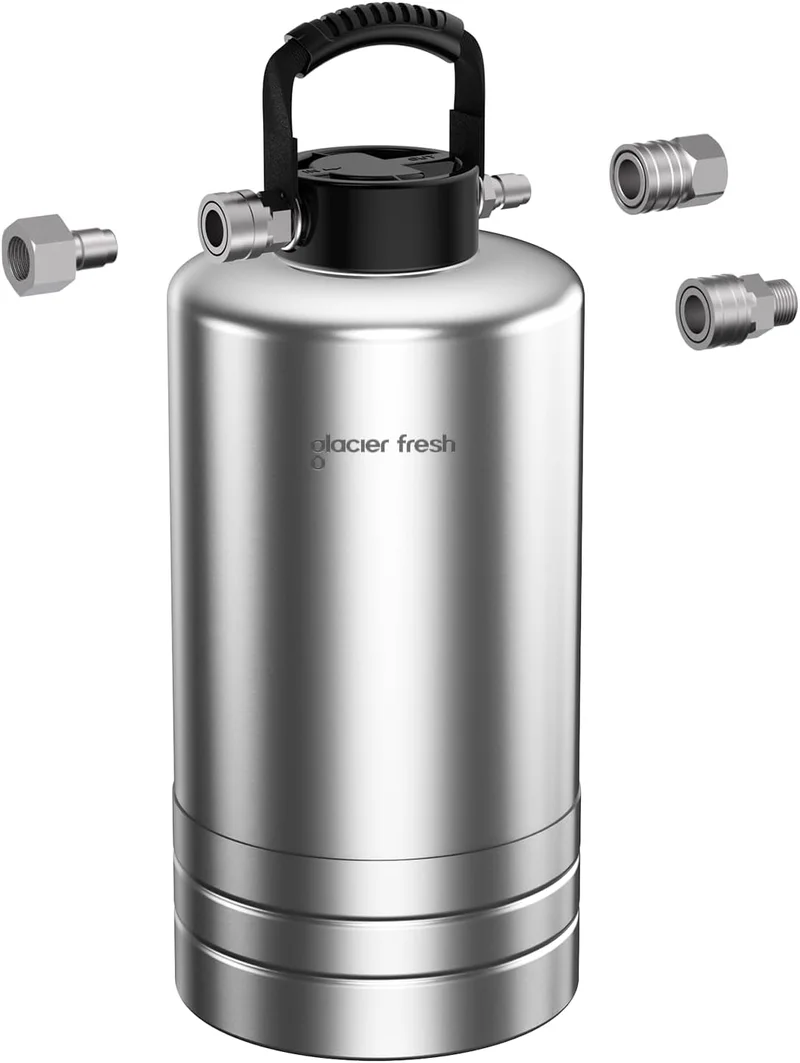 GLACIER FRESH Portable RV Water Softener 16,000 Grain - Rank 2 in Best Rv Water Softener of 2025