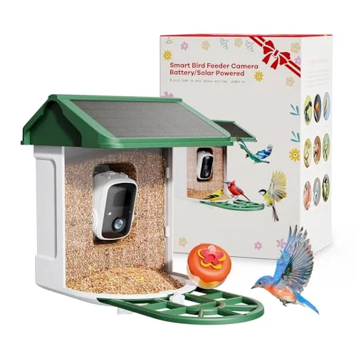 HARYMOR Smart Bird Feeder Camera 2K Solar - Rank 7 in Best Samrt Bird Feeder of 2025