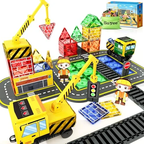 Soyee Magnetic Construction Set for Kids - Rank 9 in Best Magnetic Tiles of 2025